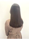地毛風ストレート×大人ハイライト