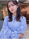 ニュアンスカラーレイヤーカット大人かわいい簡単スタイリング