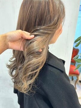 アビント バイ レシッド 武蔵小杉(abinto by rcid) ダブルカラー/シルキーベージュ/透け感/ミルクティー