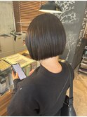 ミニボブ/ボブ[アッシュオリーブ/アッシュブラック]