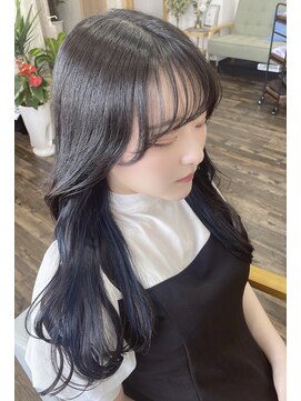 トーチ(torch) 韓国風巻き髪 インナーカラー