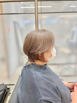 ポート 蕨(PORT) 【篠原】ベージュ白髪ぼかし×ショート