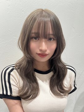 ブリーチ有りでつくるオリーブベージュ