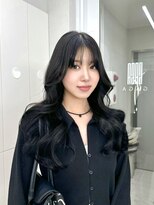 ガガ 心斎橋(GAGA)&nbsp;暗めでも透けるダークグレー×韓国レイヤーカット