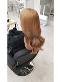 ワンブリーチ×ミルクティーベージュ