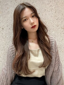 ハローバイシー 仙台(Hello by Sea) 外はねボブ×美髪[韓国/美髪/グレージュ]