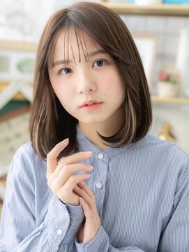 カバーヘアアンドスパ ブリス 浦和(COVER HAIR&SPA bliss) 大人かわいいインナーカラーシースルーバングc6浦和20代30代40代