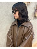 ボブ×パーマ