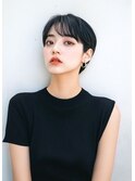 前髪あり　短めショート　40代#16［＃渋谷駅＃韓国＃髪質改善］