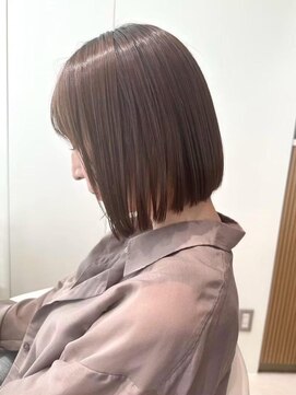 コンティロミー(CONTI ROMMY.) 20代～50代☆パッツン刈り上げボブ◎髪質改善ブラウンカラー