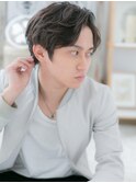 ■グレーベージュアップバングカルマパーマ106-2上尾20代30代