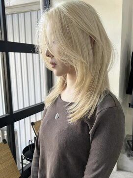 ラキング ギンザ トウキョウ(LAKING GINZA) くびれヘア/アプリコットオレンジ/夏/ハイライトカラー[銀座駅]