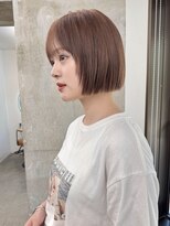 ガーデン 渋谷(GARDEN)&nbsp;小顔大人ボブ暗めカラーミディアムデザインカラー