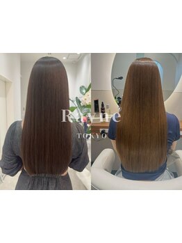 自然な仕上がり叶う髪質改善＆酸性ストレート＊しっかり伸ばす縮毛矯正も◎［人形町駅/水天宮前駅］