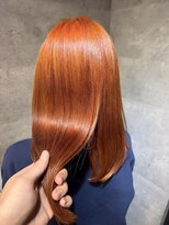 キャラ シャローネ 池袋(Chara Chalone)&nbsp;ビタミンカラー/艶髪/髪質改善/学生ヘア/オレンジ【たいし】