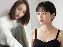 髪質改善/レイヤーカット/ダブルカラー/顔周り/ブリーチ/ボブ