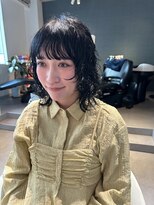 アム(amu)&nbsp;ウルフパーマ/パーマウルフ/くせ毛風パーマ/スパイラルパーマ