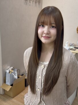 リアン(LIAN) ハイライトカラーミルクティーベージュケアブリーチダブルカラー