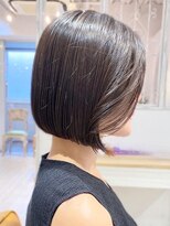レイラバイアフロート 吉祥寺(Lila by afloat) 前髪なしボブ/かきあげボブ/黒髪ボブ/前下がりボブ/結べるボブ
