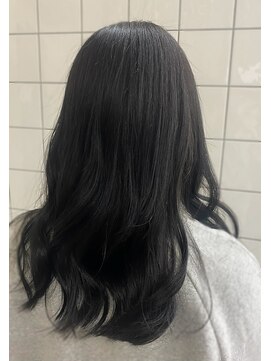 美容室 スパイス(SPICE) インフィニアルカラー／暗髪アッシュ