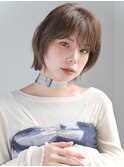 レイヤーショート・ボブ/前髪あり/絶壁解消/20代/30代