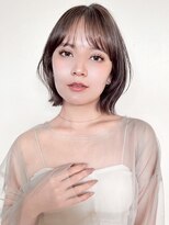 ファナ(fha-na)&nbsp;☆　外ハネボブ　韓国風ミディアムレイヤー☆イメチェン