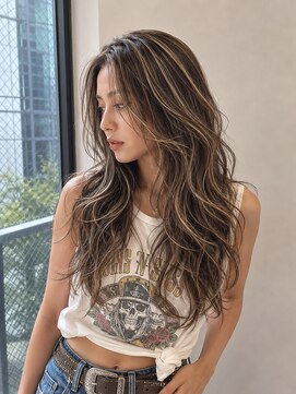 リーチェ(ReCHE by CAPA(旧:CAPA茅ヶ崎店)) ハイライト脱白髪染めくびれ外国人レイヤー艶髪ロングボブ33