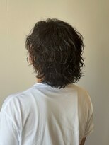 フラッシュパック(FLASH PACK)&nbsp;サーフカール/メンズミディアムパーマ/波巻き/メンズボブ