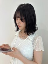モナザスカイ 栄(MONA the SKY)&nbsp;【MONA】くびれボブ/顔周りカット/ダークグレージュ【栄駅】