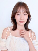 ファナ(fha-na) ☆ 外ハネボブ 韓国風ミディアムレイヤー☆イメチェン