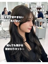 アマトウキョウ アユンチェ(AMA TOKYO×AYUNCHE) 前髪顔まわり韓国ヘアレイヤーカットサイドバンク2wayバンク韓国