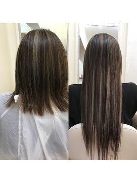 クラナ(clana) プルエクステダイヤで胸下ロングヘアーに★