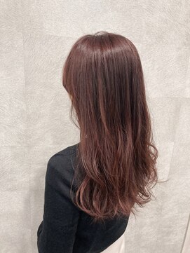 エン(en) 波ウェーブチェリーピンクカラー