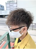 Vマッシュ ツイストパーマ