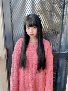 サロンドミルク 原宿(salon de MiLK) 【salon de MiLK 原宿】さらつやストレート×ブルージュ