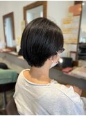 縮毛矯正ショート