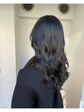 ヘアーデザイン リント(hair design Rinto) 暗髪でも透明感のあるブルーブラック◎20代30代40代50代