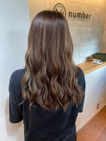 ナンバー 秋田店(N°)&nbsp;ヘルシースタイル/斜めバング/レイヤーロング/ウェーブ巻き