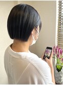 ミニボブ×ブラックラベンダー〇