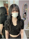 #名古屋#栄#プルエクステ#黒髪ロング#10代#20代#韓国#ウルフ