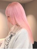 20外国人風カラーベイビーピンクカシスレッドハイトーンカラー