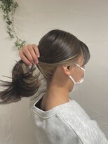 リンダ Linda&nbsp;ミルクティーベージュ　インナーカラー　ケアブリーチ