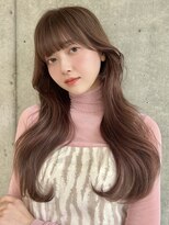 フォルテ 城北店 切りっぱなしボブ/エアリーロング/美髪/ピンクブラウン