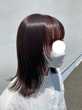 アドラーブル 万代店 (adorable) 【ショコラカラー】顔まわりデザイン　艶感スタイル　10代20代