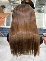 ロンドルーチェ 心斎橋(Lond luce)&nbsp;ダークアッシュ/ミディアムレイヤーカット［髪質改善/縮毛矯正］