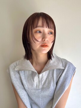 ローネス(LONESS) 顔まわりにちょこんとアクセントをプラス♪大人気ぷつっとカット