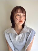 顔まわりにちょこんとアクセントをプラス♪大人気ぷつっとカット