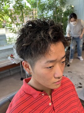 アンプヘアー 桂店(unpeu hair) メンズツイストスパイラルパーマ