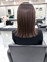 エンディアリング 東銀座(Endearing)&nbsp;黒髪/グレーベージュ/レイヤーロング/前髪パーマ/銀座/東銀座