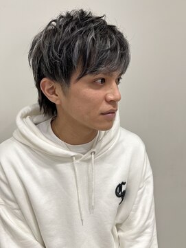 ネイロ 錦糸町(NeiRo) アッシュブラックカルマパーマベリーショートダークアッシュ